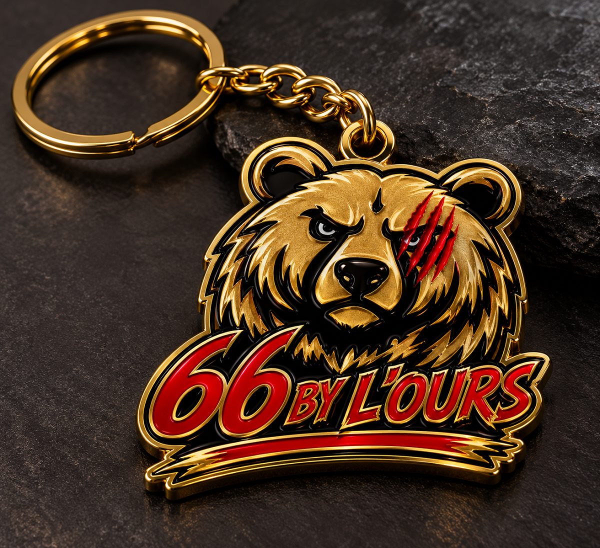 Porte-clé 66 By L' Ours