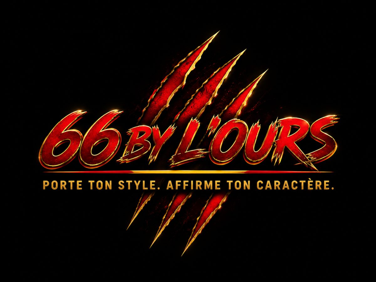 Autocollant 66 By L'Ours Slogan